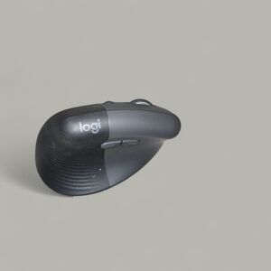 Logitech Ergonomic Wireless Mouse in Black and Dark Gray